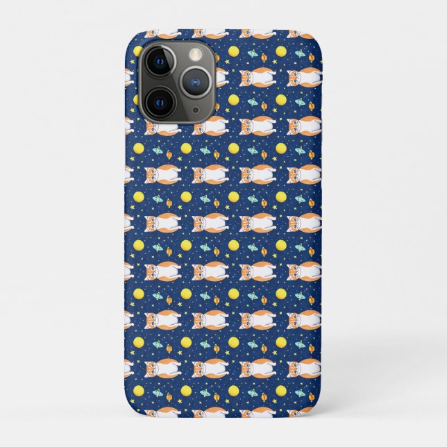 Cat Gift | Space Cat Pattern Graphic Case-Mate iPhone Case (Back)