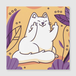 Cat giving the finger