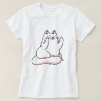 Cat Giving The Finger T-Shirt