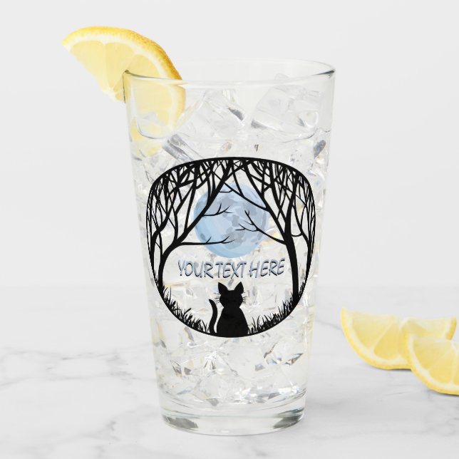 Cat Glasses Personalized Cat Lover Glasses (Front Ice)