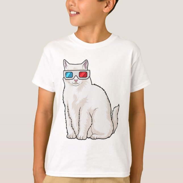 Cat Glasses T-Shirt (Front)
