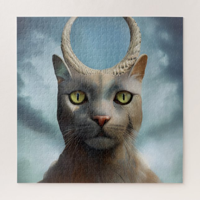 Cat God Jigsaw Puzzle (Vertical)