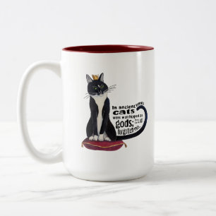 Cat God Two Tone Mug