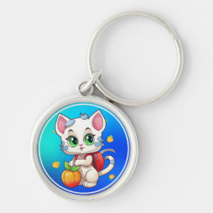 Cat Going To School-85241 Keychain