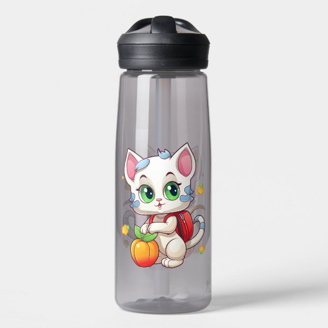 Cat Going To School - Cat School-85241 Water Bottle (Front)