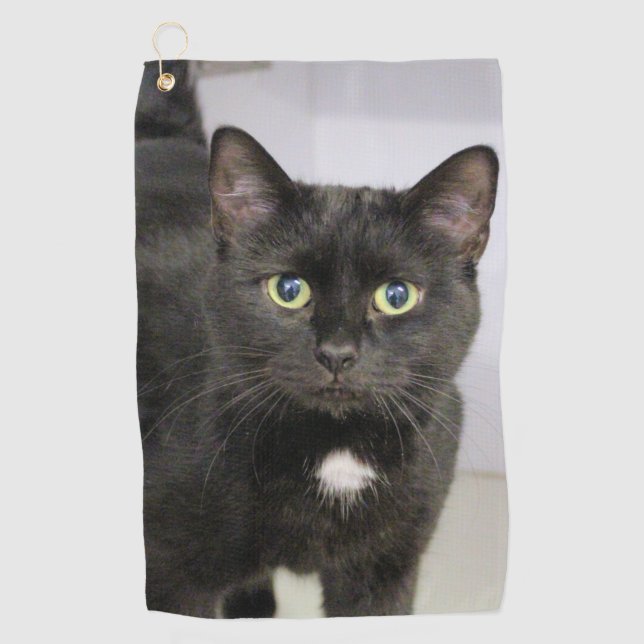 Cat Golf Towel (Front)