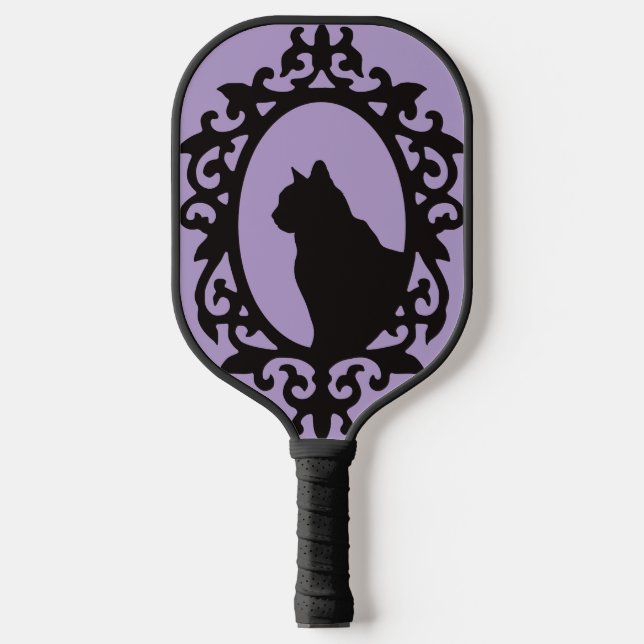Cat Gothic Pickleball Paddle (Front)