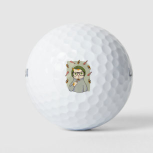 Cat Gourmet Sushi Lover Design Golf Balls