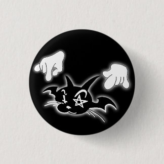 CAT Graffiti Design 1 Inch Round Button