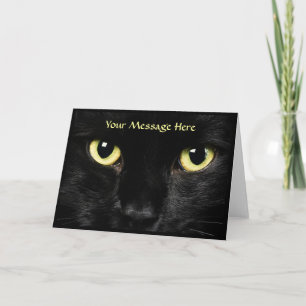 Cat Greeting Card