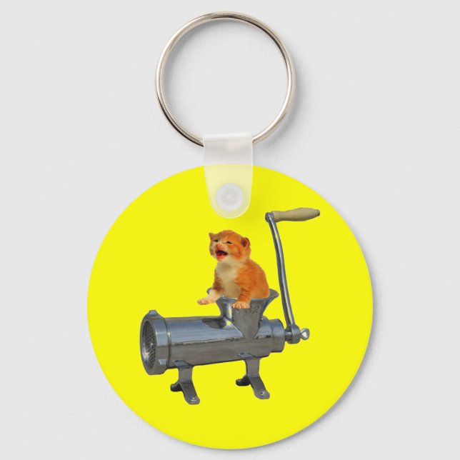 Cat Grinder Keychain (Front)