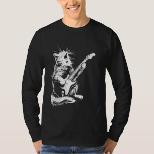 Cat Guitarist Guitar - Birman Dad Mom T-Shirt