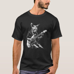 Cat Guitarist Guitar - Sphynx Dad Mom T-Shirt
