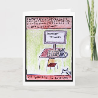 Cat Hackers Card