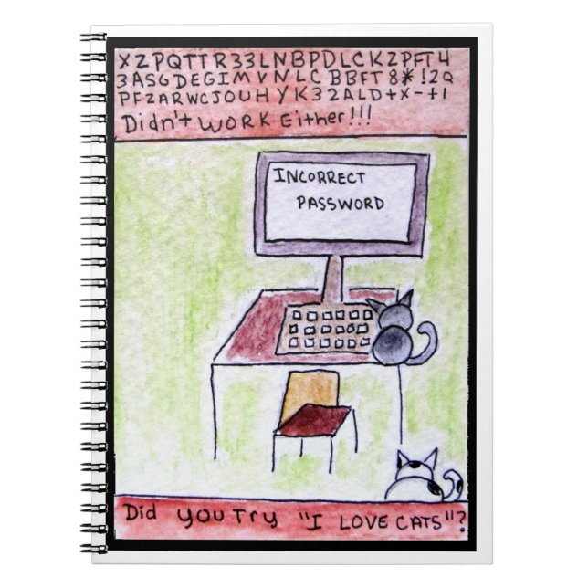 Cat Hackers  Notebook (Front)