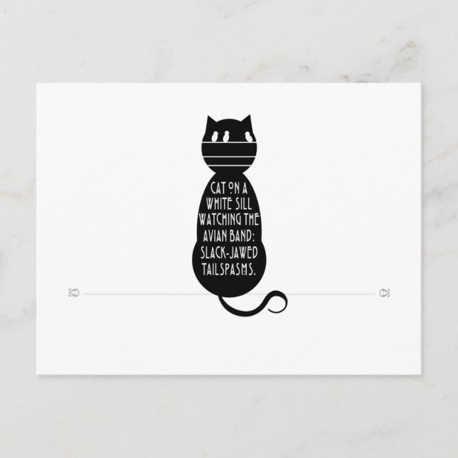 Cat Haiku Postcard (Front)