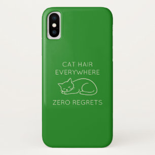 Cat hair zero regrets Case-Mate iPhone case