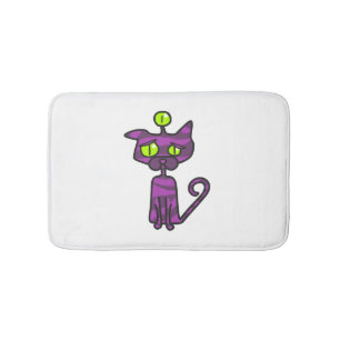 Cat Halloween Bath Mat