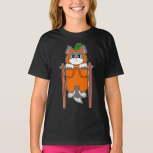 Cat Halloween Bodybuilding T-Shirt