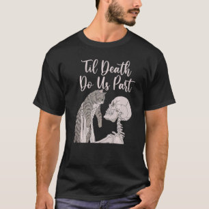 Cat  Halloween Costume Cat Skeleton Skull Womens T-Shirt