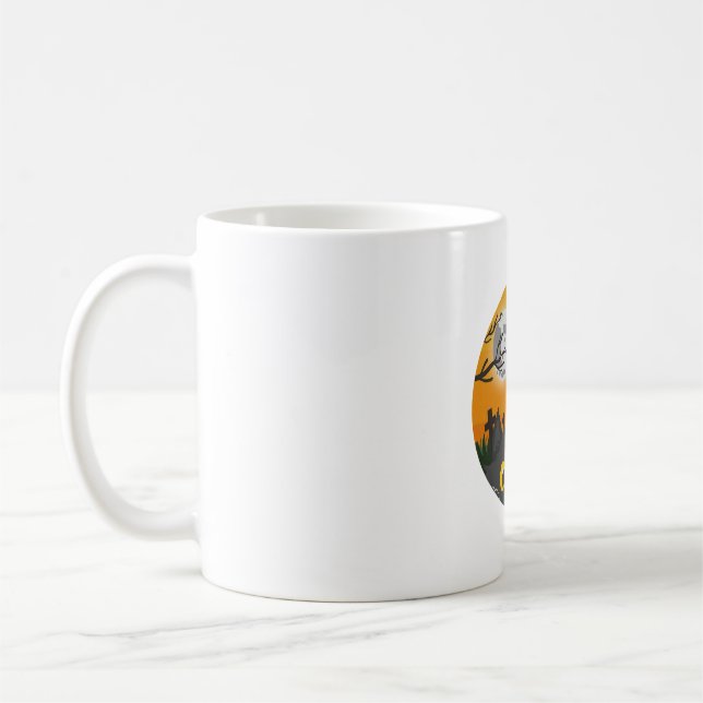 Cat Halloween Kitten Halloween Costume Coffee Mug (Left)