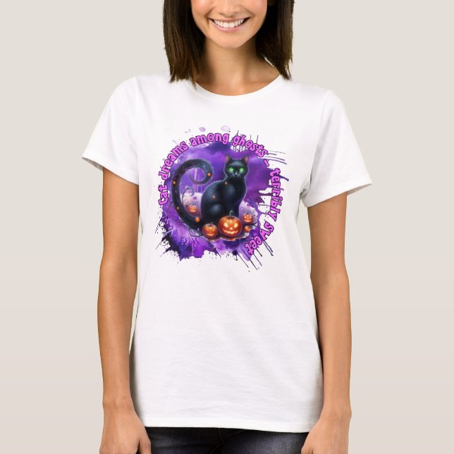 Cat Halloween Shirt  (Front)