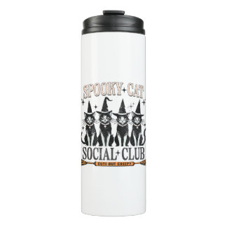 Cat Halloween Spooky Kitten Lover Trick Or Treat K Thermal Tumbler