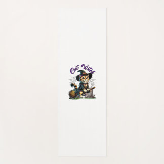 Cat Halloween Witch Costume Farmer Family Kids Tod Yoga Mat