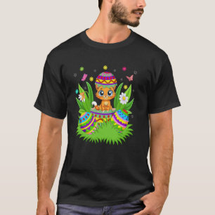 Cat Happy Easter Bunny Egg Hunt Cat Easter T-Shirt