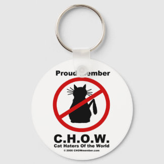 Cat Haters Logo Keychain