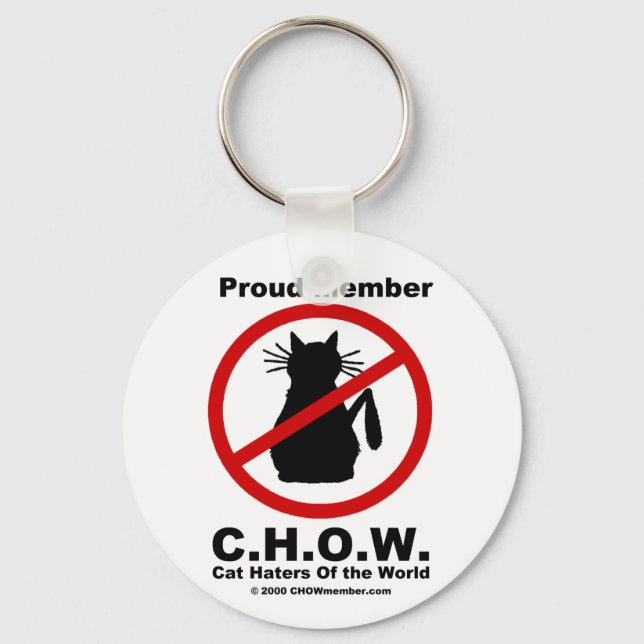 Cat Haters Logo Keychain (Front)