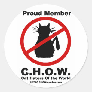 Cat Haters Of the World Stickers