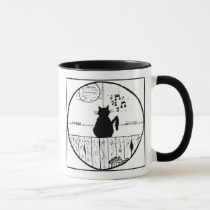 Cat Haters Scope Cartoon Mug