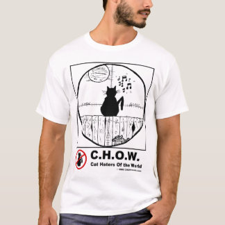 Cat Haters Scope Cartoon T-shirt