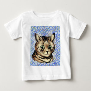 Cat head drawing by Louis Wain Baby T-Shirt