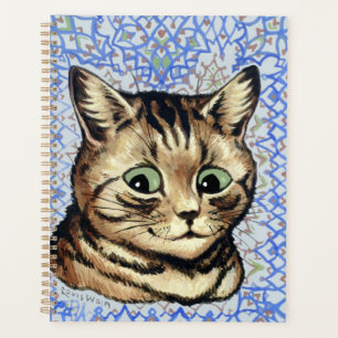Cat head drawing by Louis Wain  Planner