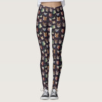 Cat Heads in Outer Space Funny Galaxy Pattern
