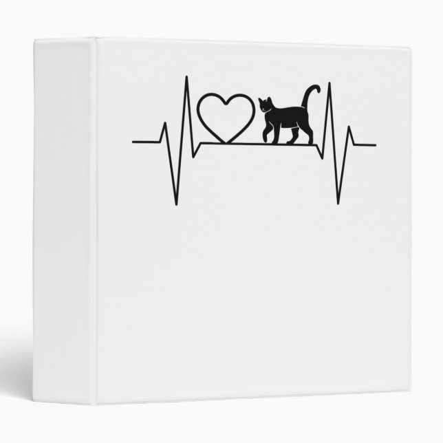 Cat Heartbeat Binder (Front/Spine)
