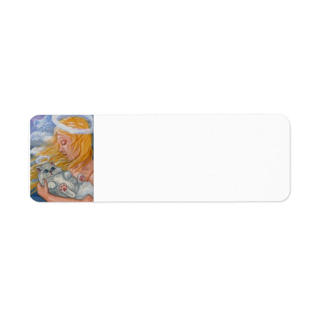 CAT HEAVEN Angel Label (Front)
