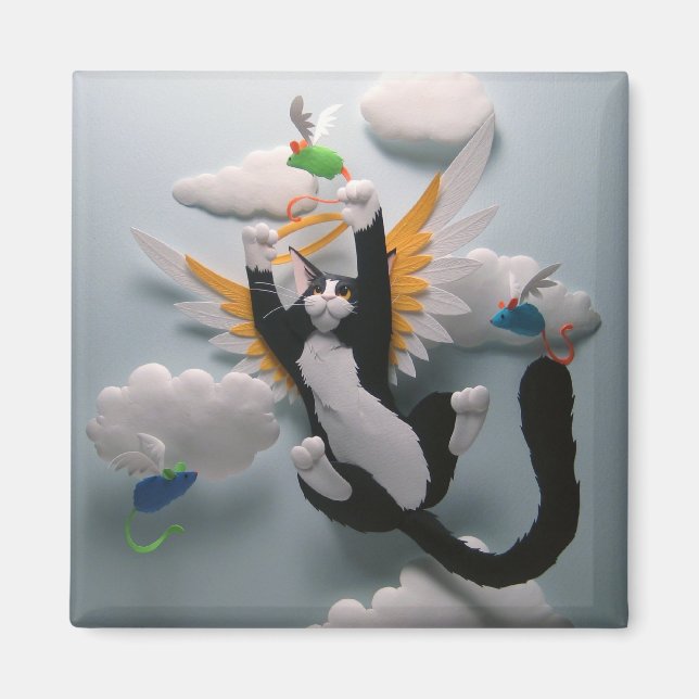 Cat Heaven Magnet (Front)