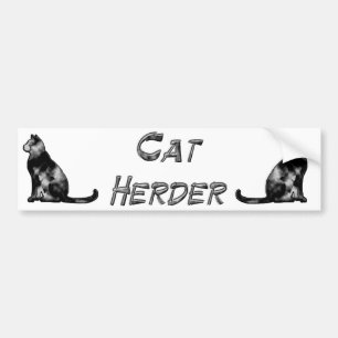 Cat Herder Bumper Sticker