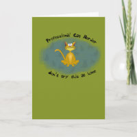Cat Herder Promotion Greeting Card
