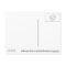Cat hobo sign, kind lady lives here postcard