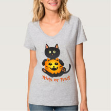 Cat Holding Jack-o'-Lantern