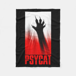 Cat Horror Movie Fleece Blanket