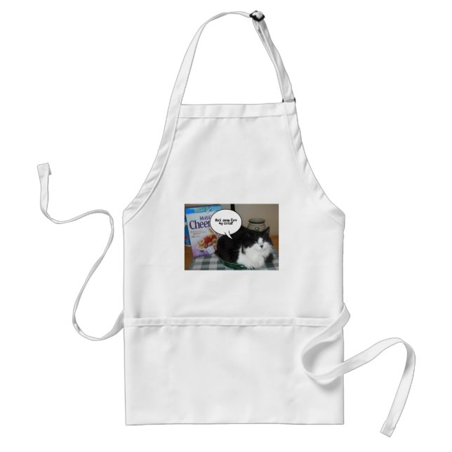 Cat Humor Standard Apron (Front)