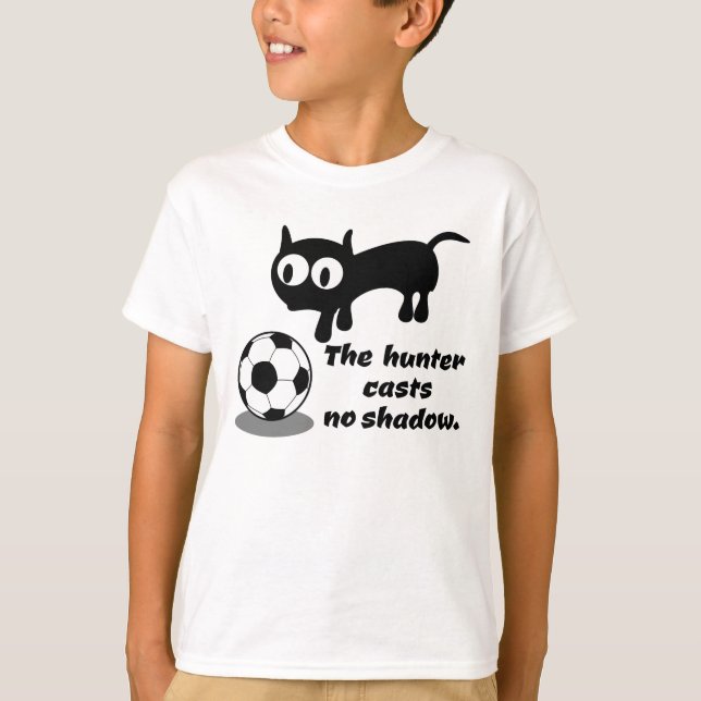 Cat Hunting A Ball T-Shirt (Front)