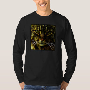 Cat Hypnotizing Look Photo T-Shirt