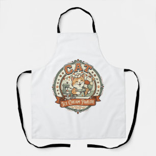Cat Ice Cream Parlour Cat Ice Cream Parlour Cat Vi Apron