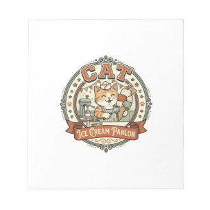Cat Ice Cream Parlour Cat Ice Cream Parlour Cat Vi Notepad